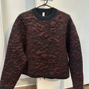 Lululemon Jacquard Multi-Texture Crew Neck Sweater Size 8